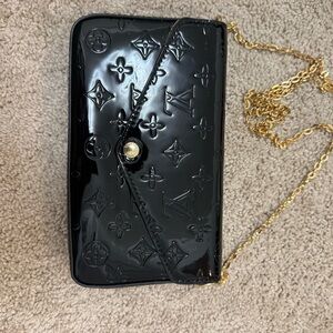 LV Patent Shoulder Bag